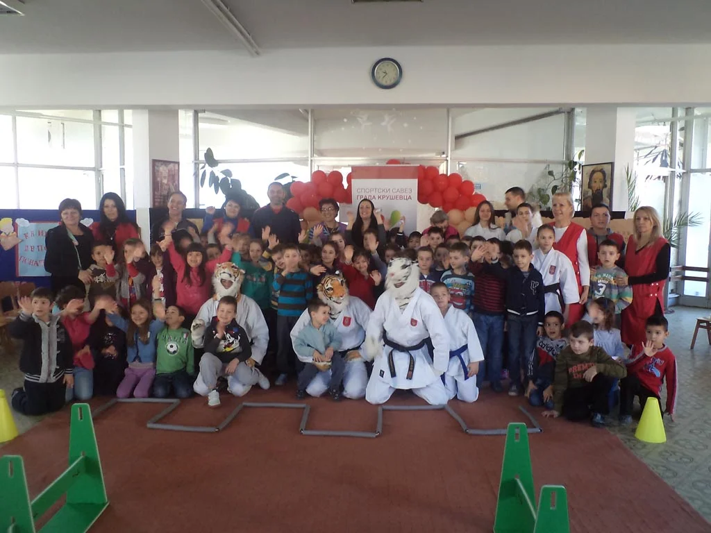 13.02.2015 godine Sportski savez grada Kruševca u vrtićima "Pčelica" i "Labud" u Kruševcu održao akciju "Sportić u vrtić"