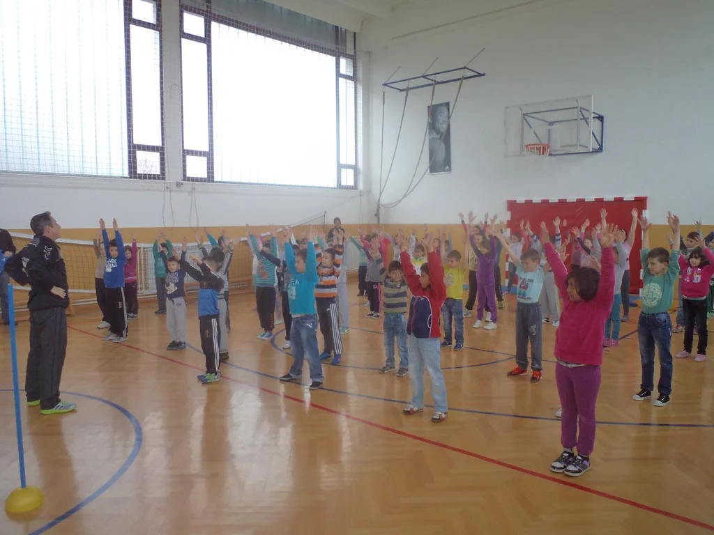 08.04.2015 u OŠ"Sveti Sava" održana akcija Sportskog saveza grada Kruševca "Sportski poligoni"