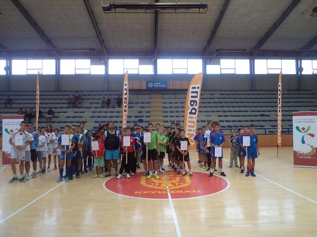 17.06.2015 u "Hali sportova" u Kruševcu održan "Vidovdanski fudbalski turnir mlađih selekcija 2015"