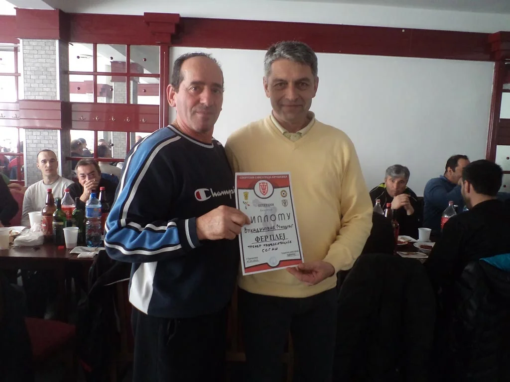 07.02.2016 odigran turnir veterana u malom fudbalu u organizaciji Sportskog saveza grada Kruševca