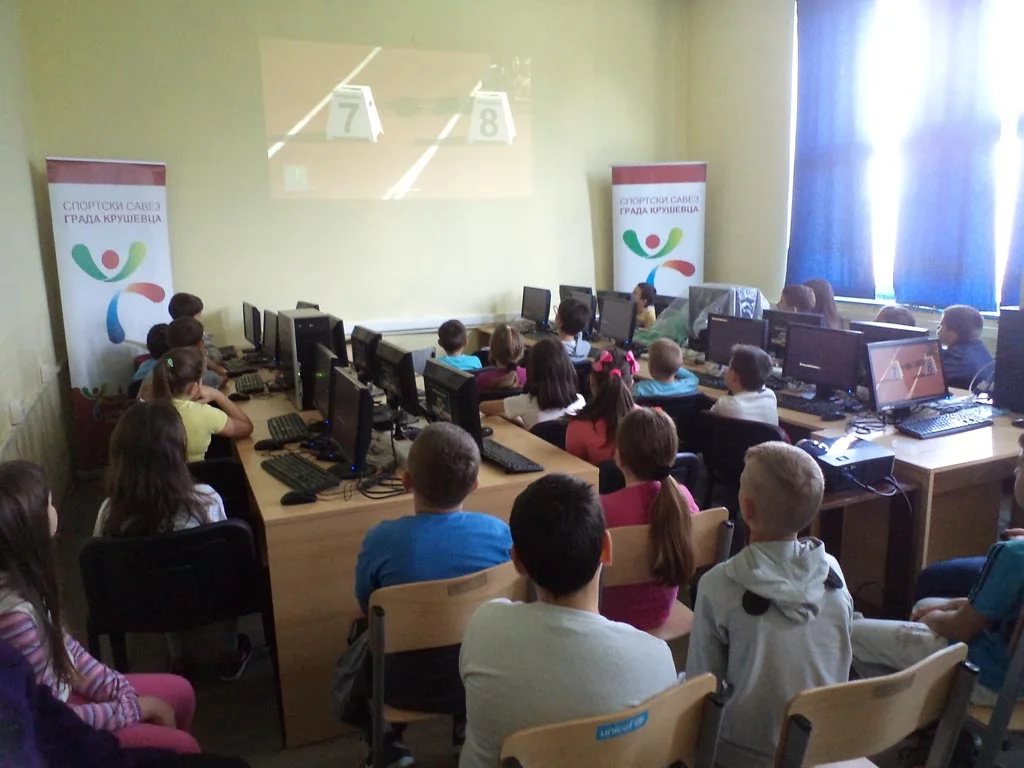 06.05.2016 u OŠ"Žabare" u Žabaru održana akcija Sportskog saveza grada Kruševca "U sport iz baze"