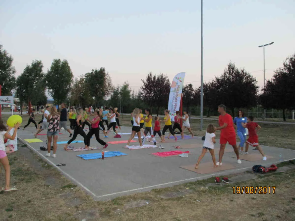 19.08.2017 u parku "Bagdala" održan besplatan čas pilatesa