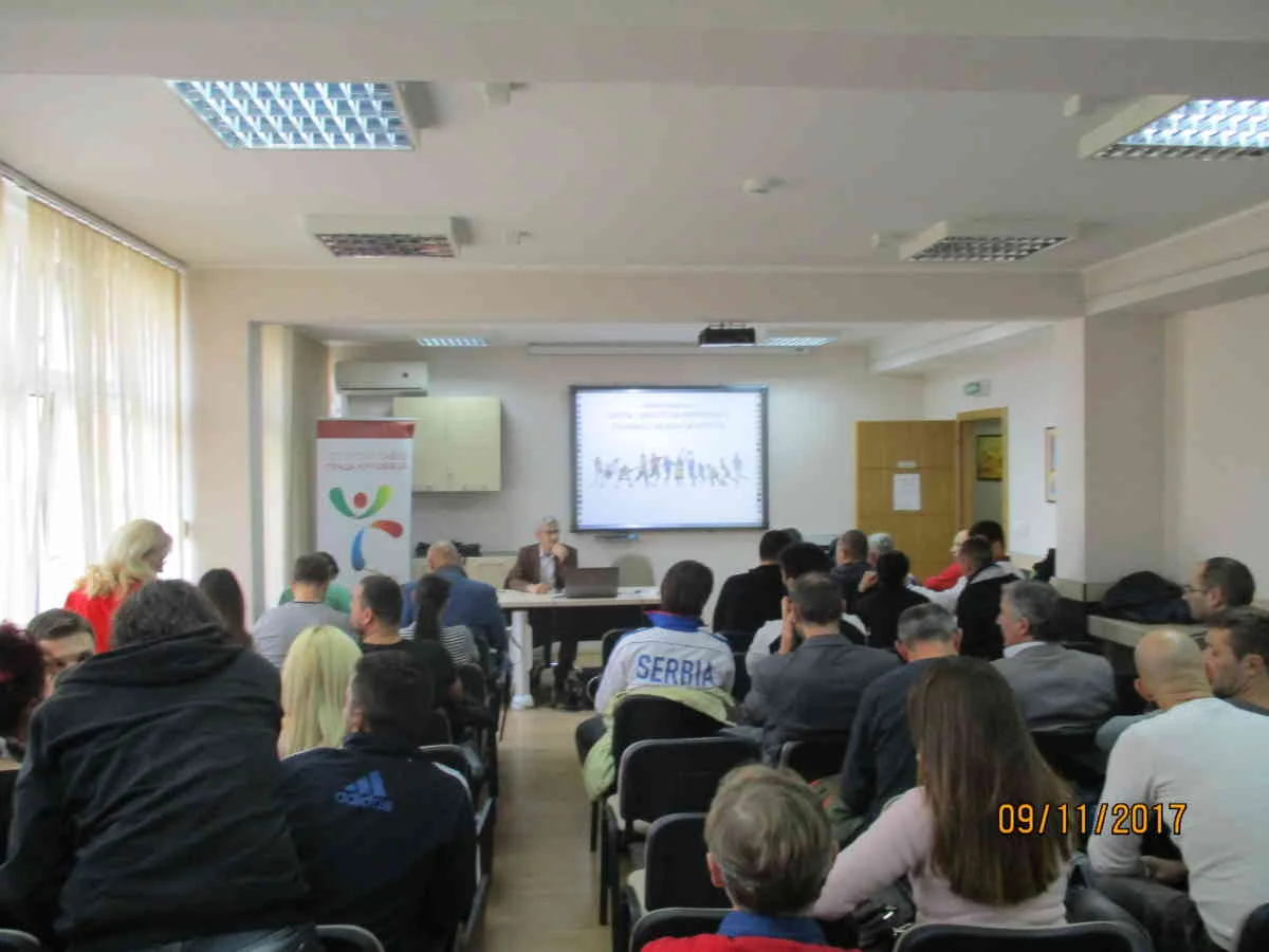 9.11.2017 .održan seminar za stručno usavršavanje sportskih stručnjaka