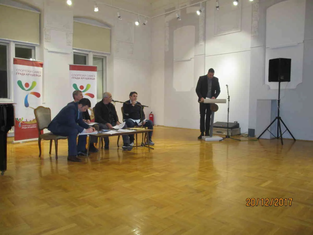 20.12.2017 održana redovna godišnja skupština sportskog saveza grada kruševca