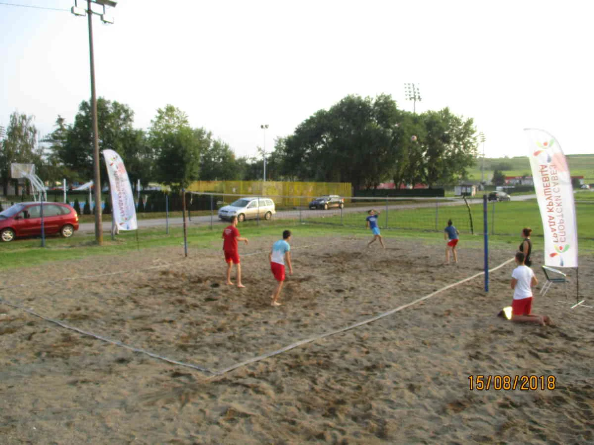 15.08.2018 u okviru "Sportskog leta "održan turnir u odbojci na pesku