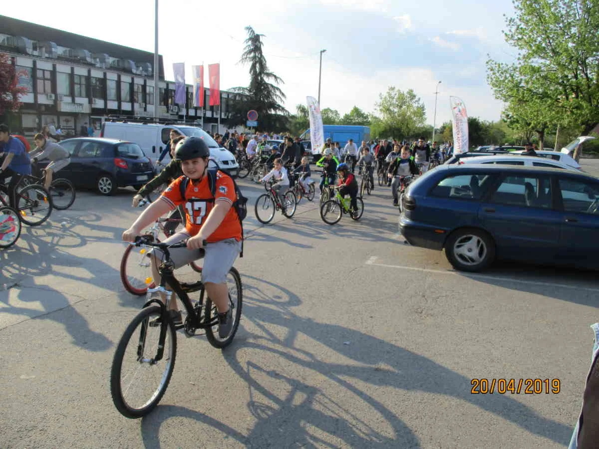 20.04.2019 održana rekreativna biciklistička vožnja ulicama Kruševca