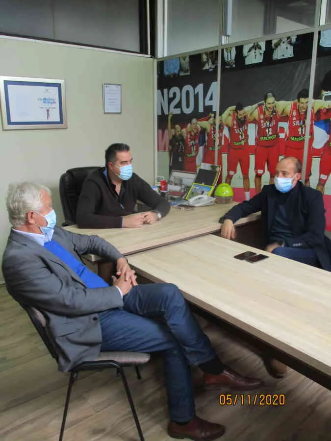 5.11.2020 Sportski savez Srbije u radnoj poseti Sportskom savezu grada Kruševca