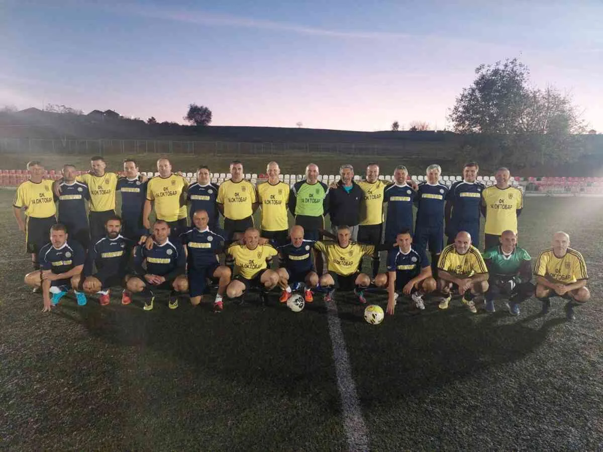 povodom dana oslobođenja grada Kruševca odigrana fudbalska utakmica veterana FK "14 Oktobar"-FK"Obilićevo-Trajal"
