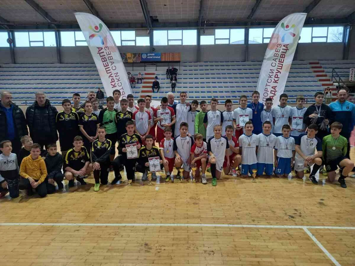 ODIGRANE UTAKMICE ZAVRŠNICE TURNIRA MALOG FUDBALA MLAĐIH UZRASTNIH KATEGORIJA "KRUŠEVAČKE LIGE ŠAMPIONA"