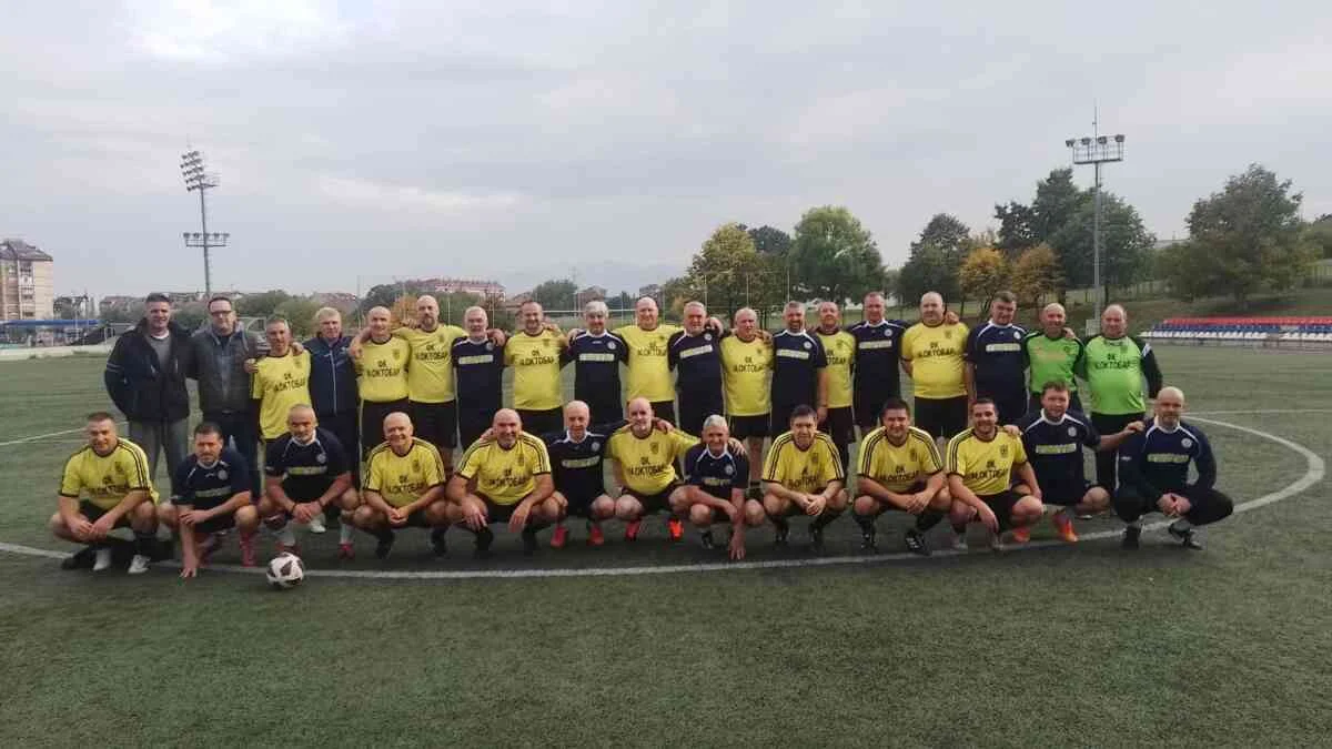 povodom dana oslobođenja grada kruševca odigrana utakmica veterana FK "14 Oktobar"-FK "Trajal-Obilićevo"