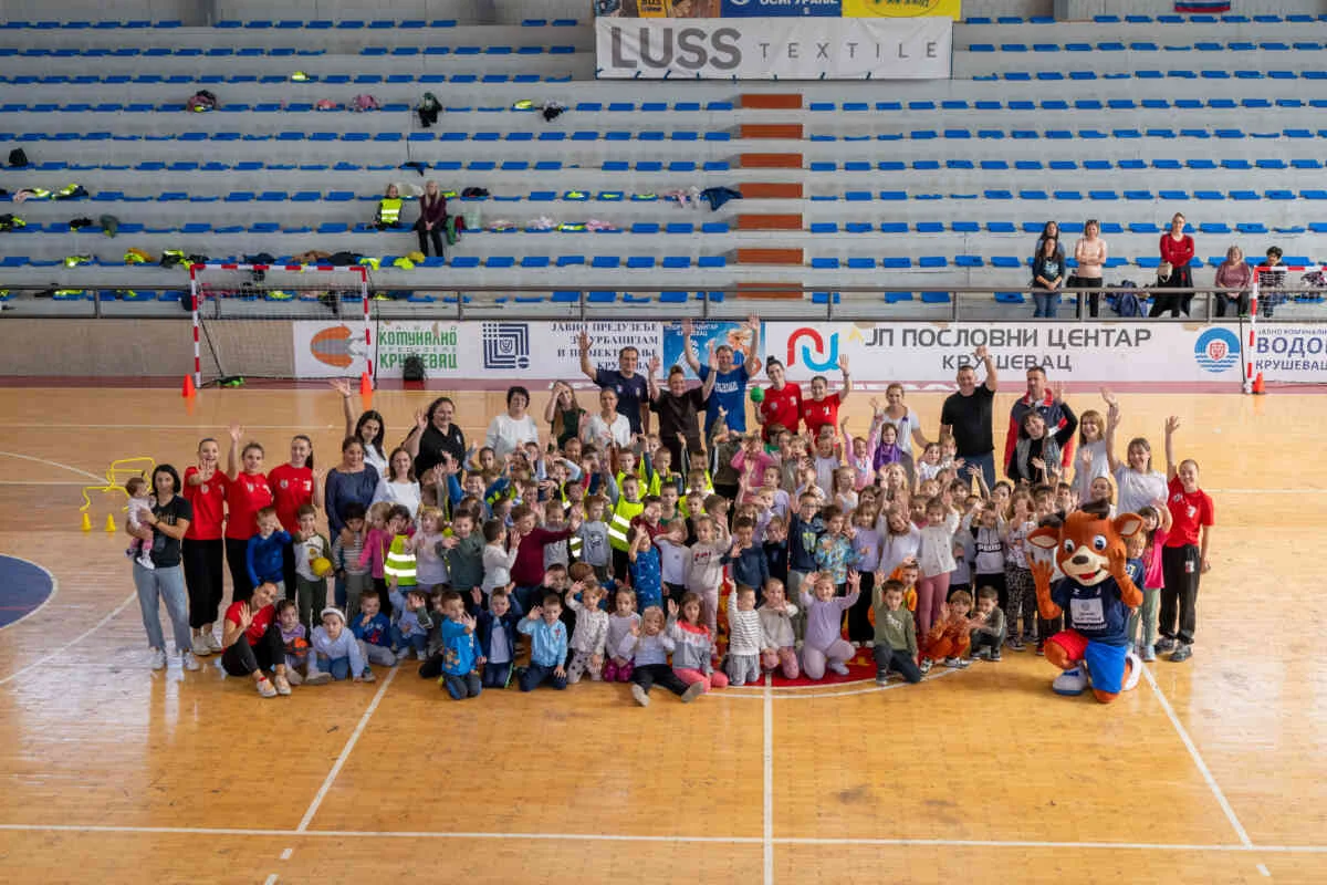 U KRUŠEVCU ODRŽAN "FESTIVAL MINI RUKOMETA"
